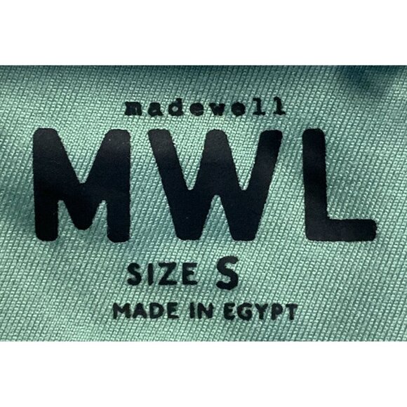 Madewell MWL Dress A-Line Size Small S Green Shelf Bra A-Line Stretch NWT New - Picture 5 of 7